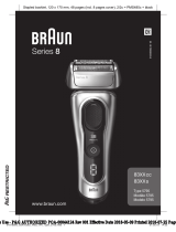 Braun 83XXcc, 83XXs, Series 8 Manual de usuario