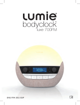 Lumie Bodyclock Luxe 700FM El manual del propietario