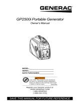Generac GP2500i G0082500 Manual de usuario
