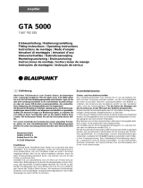 Blaupunkt gta 5000 El manual del propietario