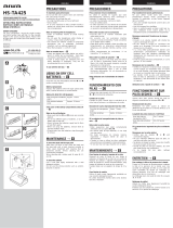 Aiwa HS-TA425 Instrucciones de operación