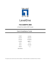 LevelOne ServCon FPS-3003 Quick Installation Manual