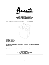 Avanti MCLW14WI Manual de usuario