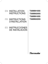 Thermador  T30BB910SS  Guía de instalación