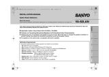 Sanyo VA-82LAN Guía de instalación