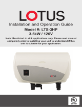 Lotus LTS-3HP Instrucciones de operación