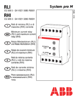 ABB System pro M RLI Manual de usuario