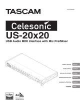 Tascam Celesonic us-20x20 El manual del propietario