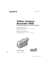 Sony CCD-TR555 Manual de usuario