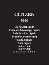 Citizen P990 Smartwatch El manual del propietario