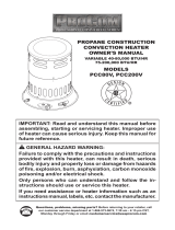 ProCom Heating 200068 Manual de usuario