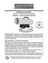 ProCom Heating PP40FA Manual de usuario