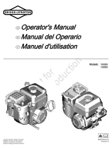 Simplicity ENGINE, MODELS M10D100 M13D100, SNOW Manual de usuario