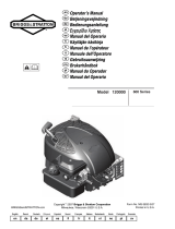 Simplicity WESTERN EUROPEAN OPERATOR'S MANUAL FOR HYBRID ENGINE MODEL SERIES 120T00 Manual de usuario