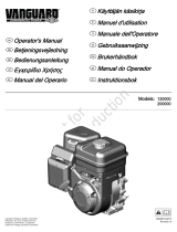 Simplicity ENGINE, MODELS 120000 200000, VANGUARD Manual de usuario