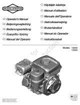 Simplicity ENGINE, MODEL 100000 130000, CR UTILITY Manual de usuario