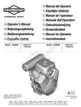 Simplicity ENGINE, MODEL 540000 610000, VANGUARD, GASEOUS Manual de usuario