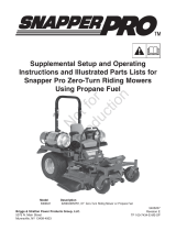 Briggs & Stratton S200X PROPANE ZTR Manual de usuario
