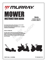 Simplicity MURRAY MOWER INSTRUCTION BOOK Manual de usuario