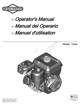 Simplicity ENGINE, MODEL 106200, OIL BATH Manual de usuario