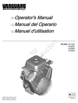 Simplicity ENGINE, MODELS 611400, 613400, 61E400, 61G400, VANGUARD, MARINE Manual de usuario