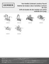 Gerber Draper Two Handle Centerset Lavatory Faucet Manual de usuario