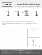 Gerber Opulence Soap & Lotion Dispenser Manual de usuario