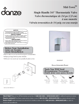 Danze Mid-Town Single Handle 3/4'' Thermostatic Valve Trim Kit Manual de usuario