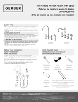 Gerber Opulence Two Handle Bridge Faucet Manual de usuario