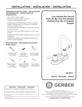 Gerber G0049372 Manual de usuario