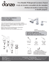 Gerber South Shore 2H Widespread Lavatory Faucet Manual de usuario