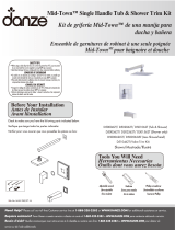 Gerber Mid-Town Single Handle Tub & Shower Trim Kit Manual de usuario