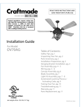 Craftmade OV70AG Guía de instalación