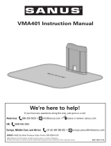 Sanus VMA401 Manual de usuario