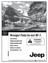 Jeep Wrangler Pedal Go-kart BF-3 Manual de usuario