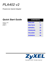 ZyXEL Communications PLA-402 V2 El manual del propietario