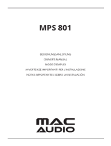 MAC Audio MPS 801 Manual de usuario
