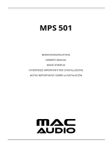 MAC Audio MPS 501 Manual de usuario