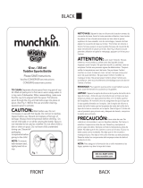 Munchkin Mighty Grip Toddler Sports Bottle Manual de usuario