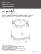 Munchkin Nursery Projector and Sound System Manual de usuario