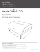 Munchkin 59S Replacement Power Bank for Nursery & Toy Sterilizer Manual de usuario
