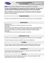 Invacare Flo-tech PT Anti-Thrust Harness Fitting Instructions Manual