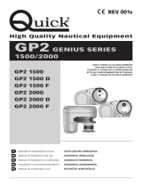 Quick GP2 1500 Manual Of Installation And Use