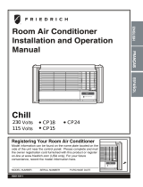 Friedrich Air Conditioning CP12G10B Guía de instalación