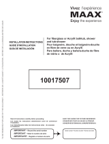 MAAX 101167-000-002 Gilmour Guía de instalación