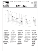 CAME CAT-X24 Manual de usuario