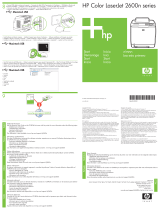 HP COLOR LASERJET 2600N PRINTER El manual del propietario
