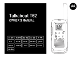 Motorola Talkabout T62 Blue/Black (2 штуки) Manual de usuario