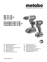 Metabo PowerMaxx BS 12 BL (601038500) кейс Manual de usuario
