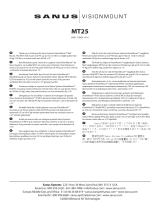 Sanus MТ25s Manual de usuario